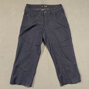 Lee‎ Modern Series Curvy Fit Capri Pants Size 10 Medium Blue Denim